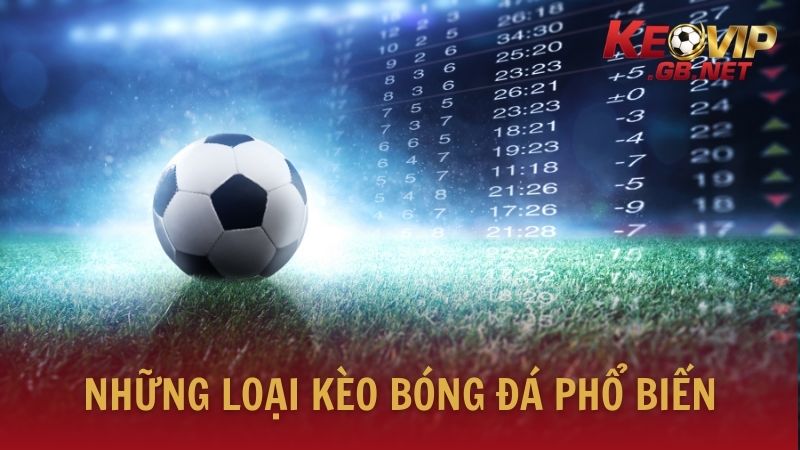 Cập nhật những loại kèo cược bóng đá phổ biến nhất hôm nay