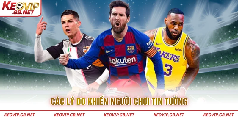 Các lý do khiến người chơi tin tưởng