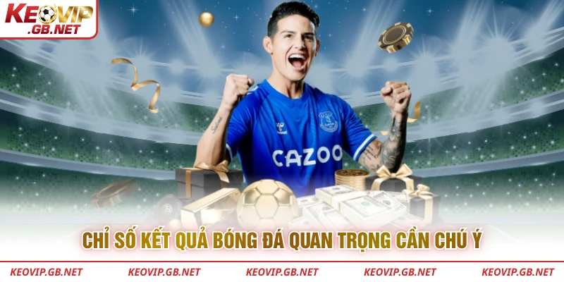 Chỉ số kết quả bóng đá quan trọng cần chú ý