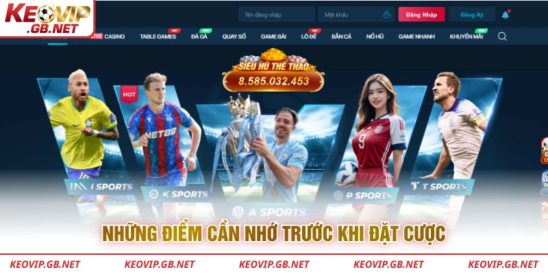 Những điểm cần nhớ trước khi đặt cược